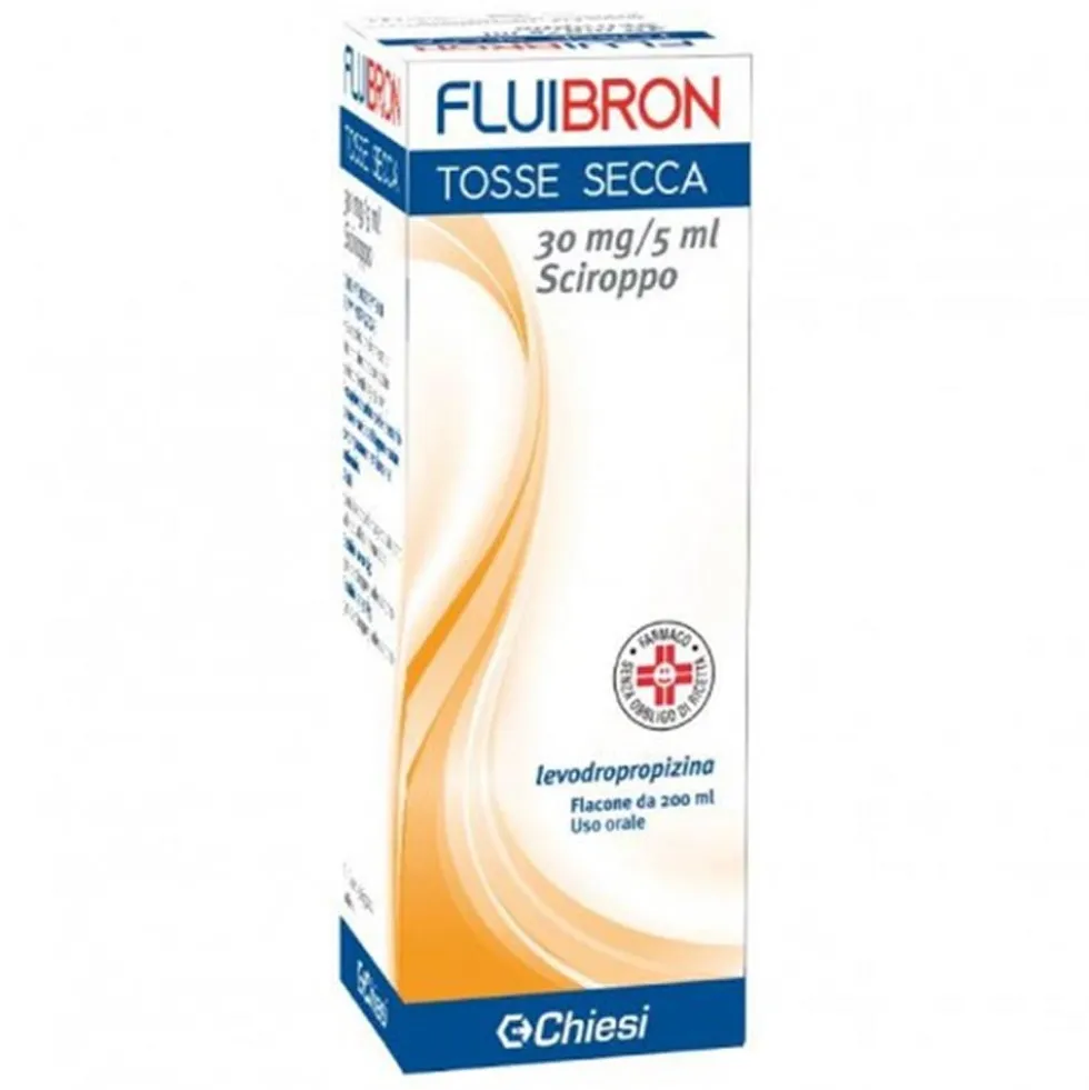 Fluibron Tosse Secca 30mg/5ml Levodropropizina Sciroppo, 200ml