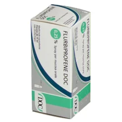 Flurbiprofene Doc 0,25% Spray per Mucosa Orale Trattamento di Stati Infiammatori del Cavo Orofaringeo, 15ml