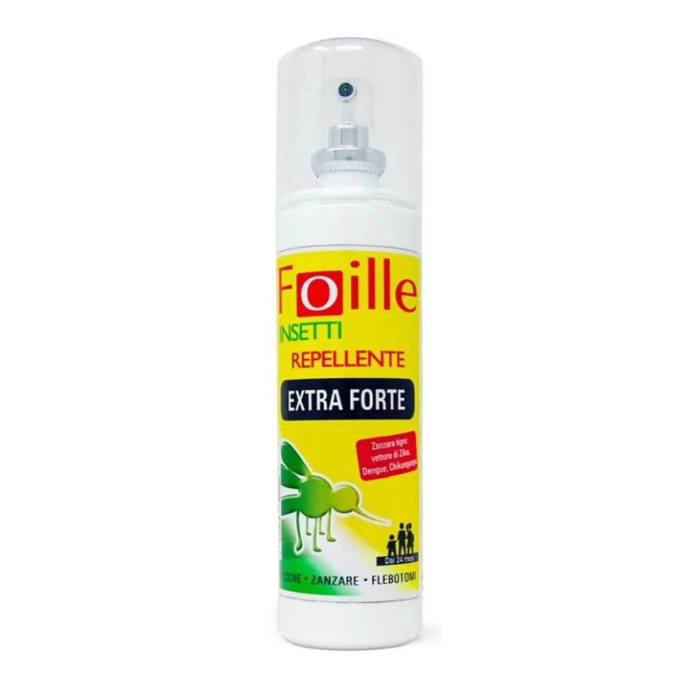 Foille Insetti Repellente Extra Forte dai 24 Mesi, 100ml