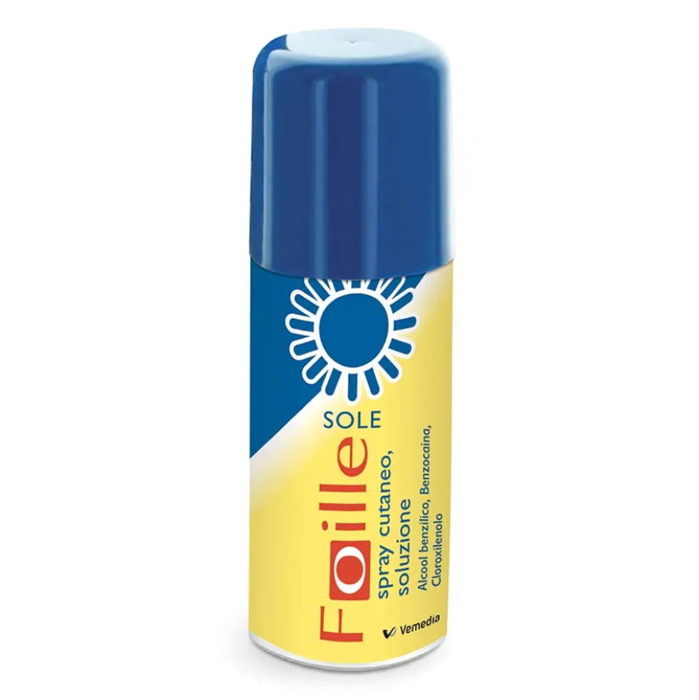 Foille Sole Spray Cutaneo per Ustioni e Eritemi Solari, 70g
