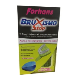 Forhans Bruxismo Stop - Bite automodellante per il digrignamento notturno, 2 bite