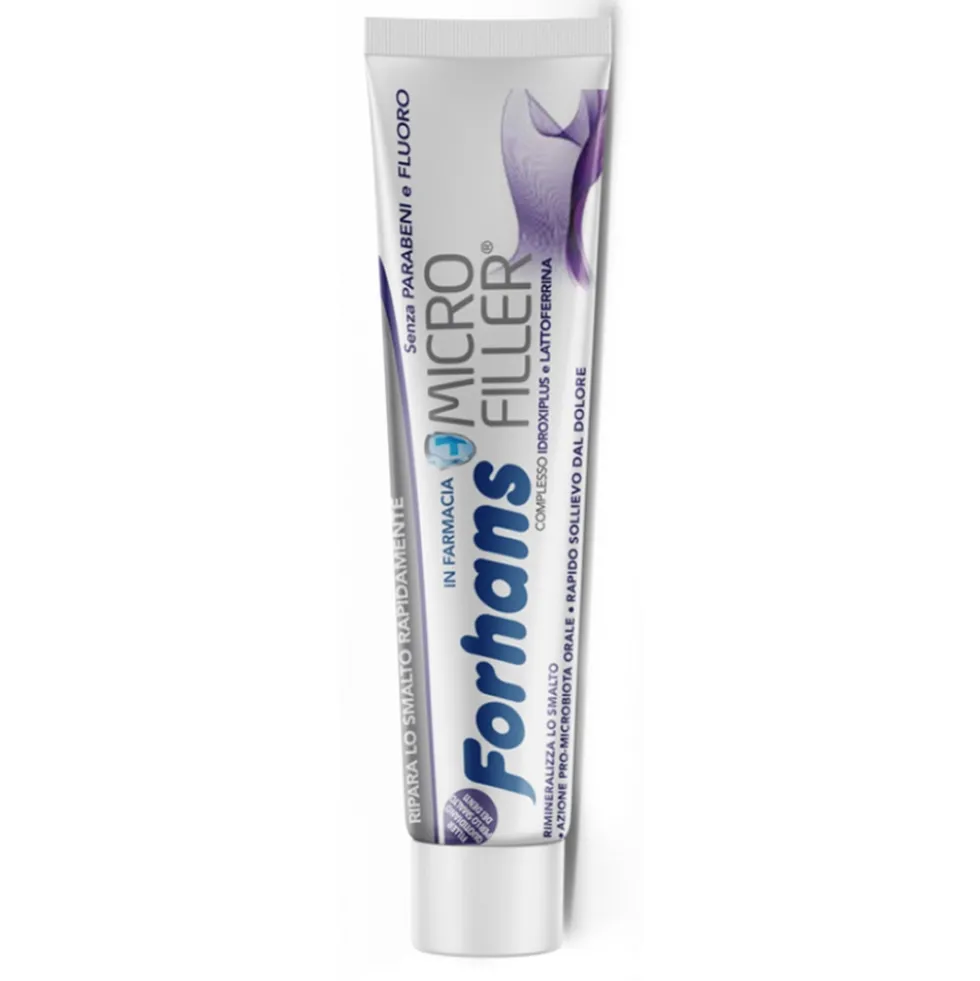 Forhans Microfiller - Dentifricio Remineralizzante Protezione Smalto, 75ml