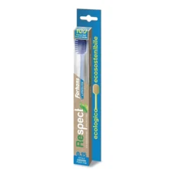 Forhans Respect - Spazzolino ecologico per l'igiene orale con setole al carbone, 1 pezzo