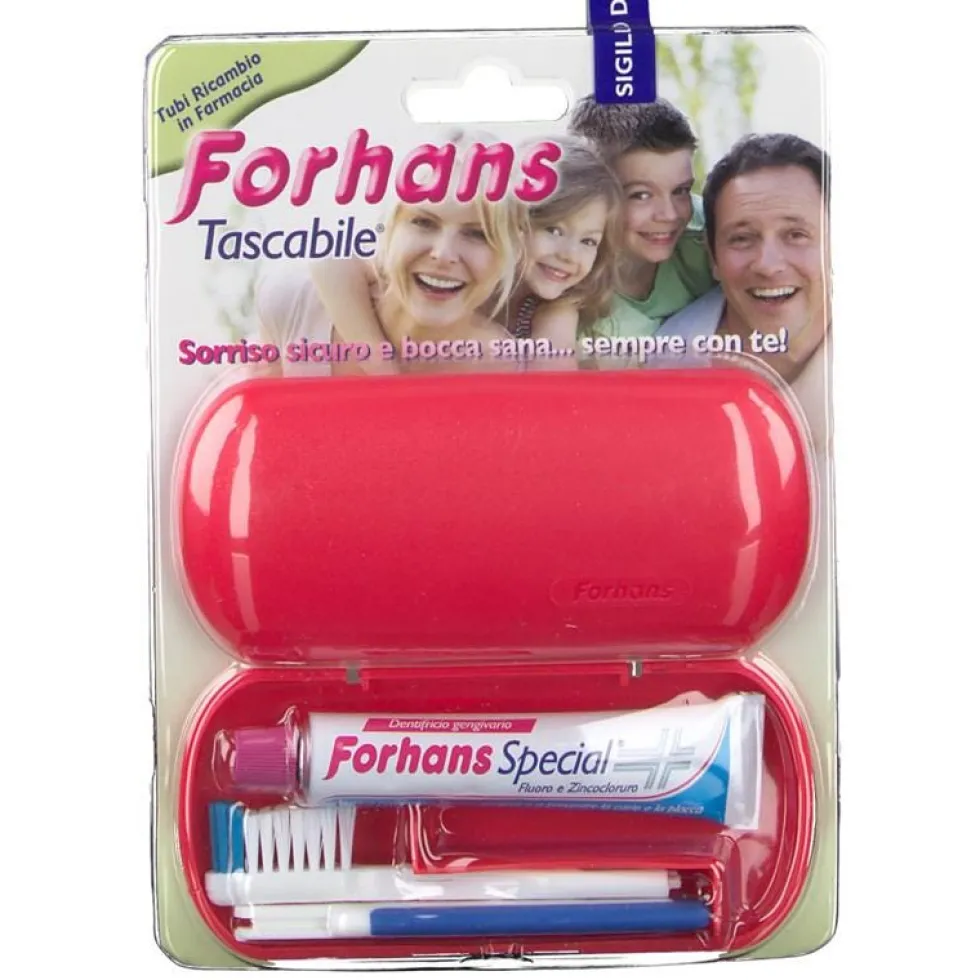 Forhans Travel Kit Tascabile Versione Estate Spazzolino + Dentifricio