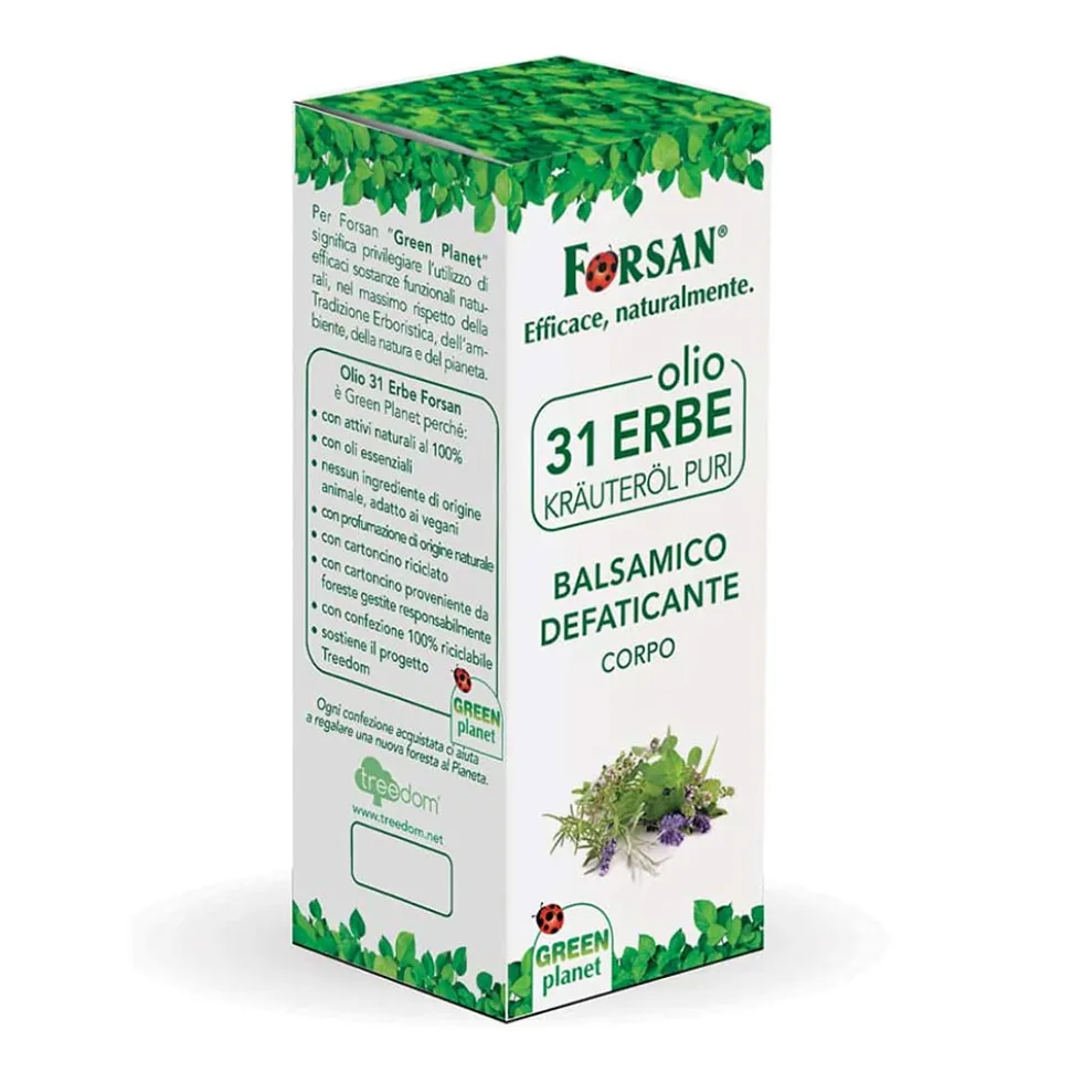 Forsan Olio 31 Erbe Balsamico Defaticante, 100ml