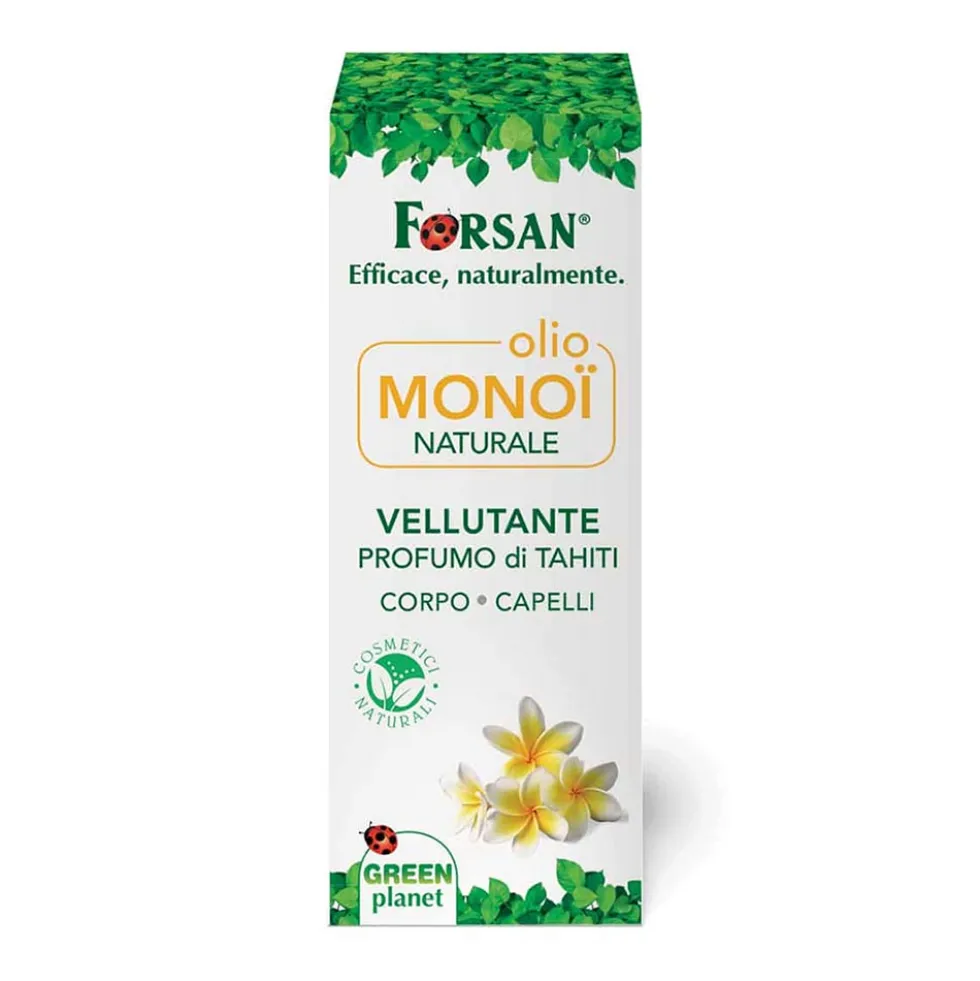 Forsan Olio Monoi Vellutante Profumo di Tahiti Corpo e Capelli, 100ml