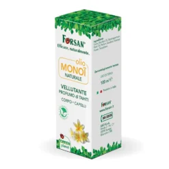 Forsan Olio Monoi Vellutante Profumo di Tahiti Corpo e Capelli, 100ml