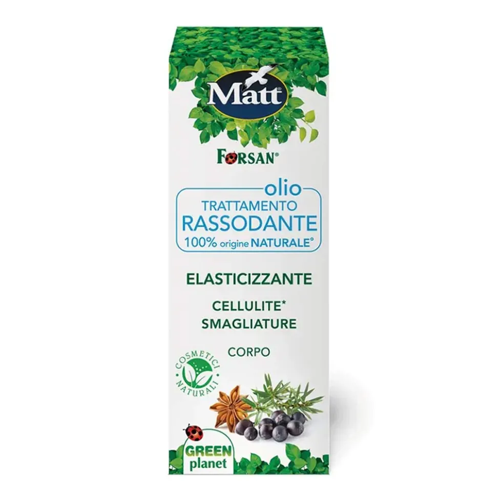 Forsan Olio Trattamento Rassodante Elasticizzante Cellulite e Smagliature, 100ml