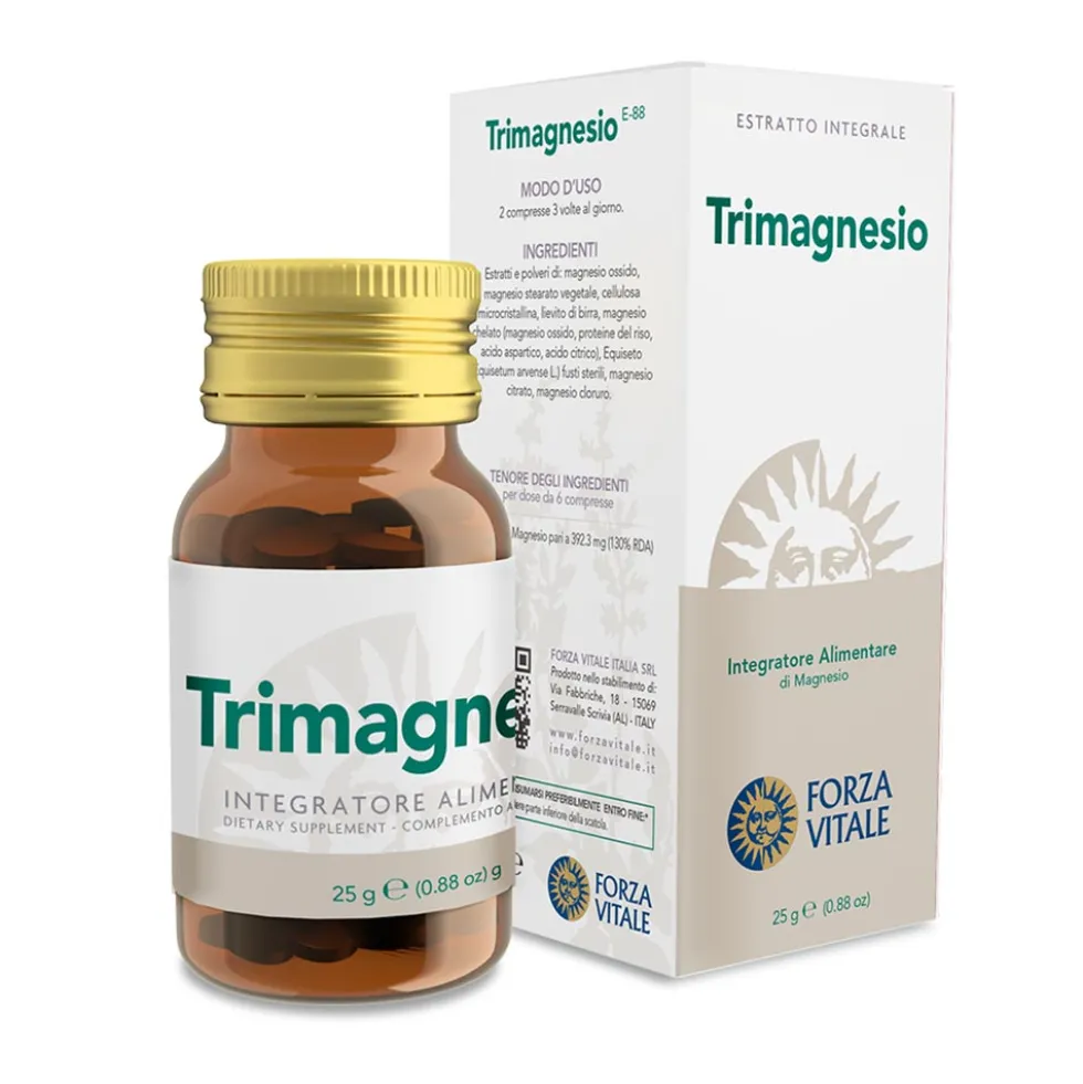 Forza Vitale Trimagnesio Integratore Alimentare, 60 Compresse