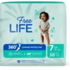 Freelife XXL Pannolini per bambini taglia 7 da 15+ kg, 30 pannolini