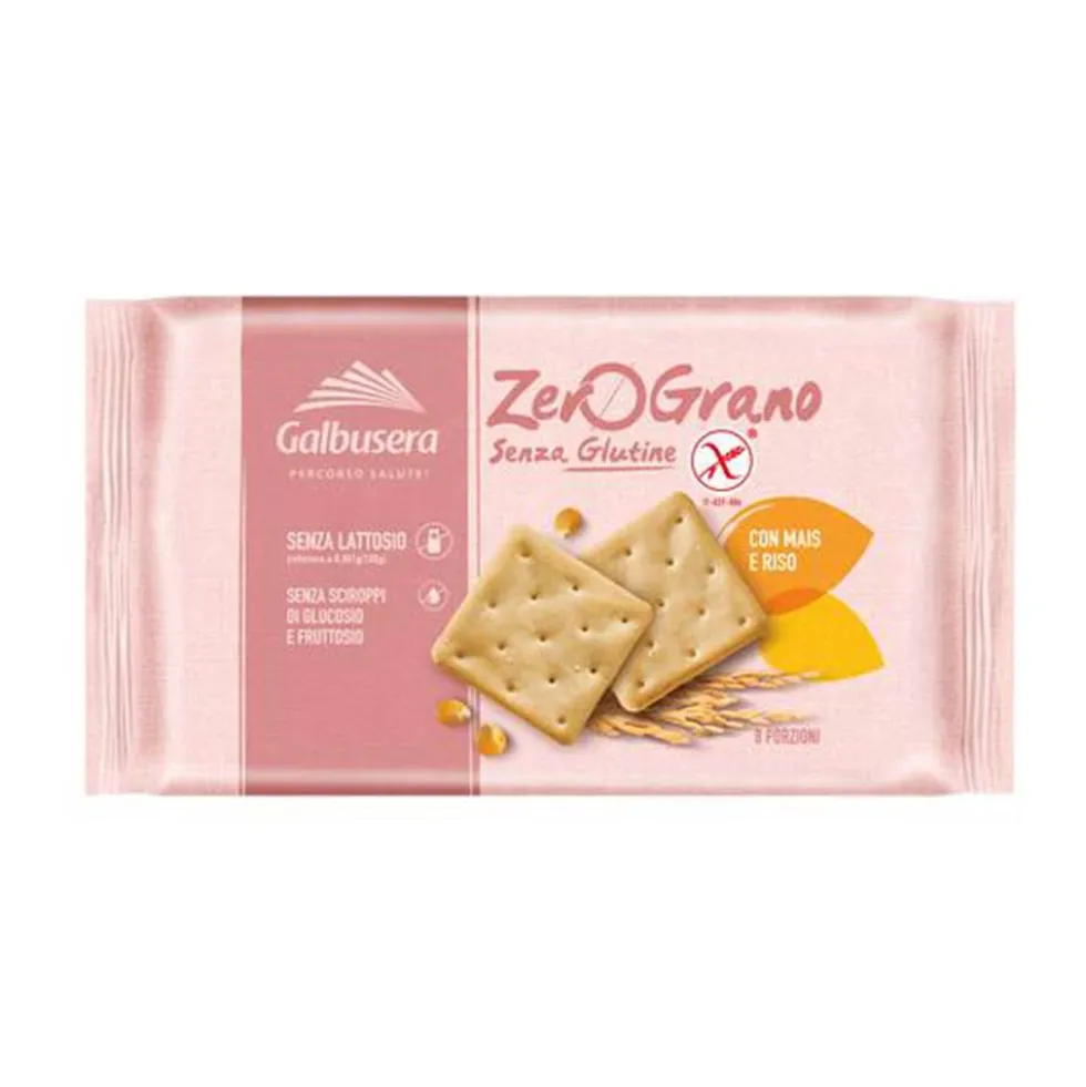 Galbusera Zerograno Cracker Con Riso E Mais Senza Glutine, 320g