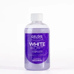 Geldis White Glow - Collutorio sbiancante per denti più bianchi e luminosi, 500 ml
