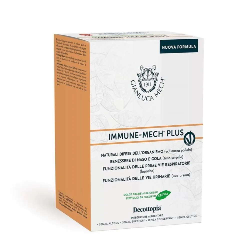 Gianluca Mech Immune-Mech Plus Integratore Sistema Immunitario, 16 stick