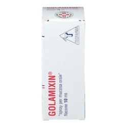 Golamixin Spray per Mucosa Orale per Stomatiti Batteriche Sensibili alla Tirotricina, 10ml