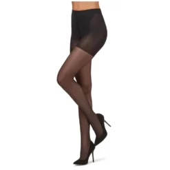 Golden Lady Benessere & Bellezza - Collant nero 140 denari a compressione graduata, 1 paio tg 2S