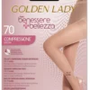 Golden Lady Benessere e bellezza nero taglia 5-XL - Collant 70 denari per la circolazione, 1 pezzo