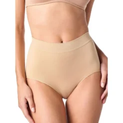 Golden Lady Shapewear slip a vita alta - Slip contenitivo per la silhouette, 1 slip M-L naturale
