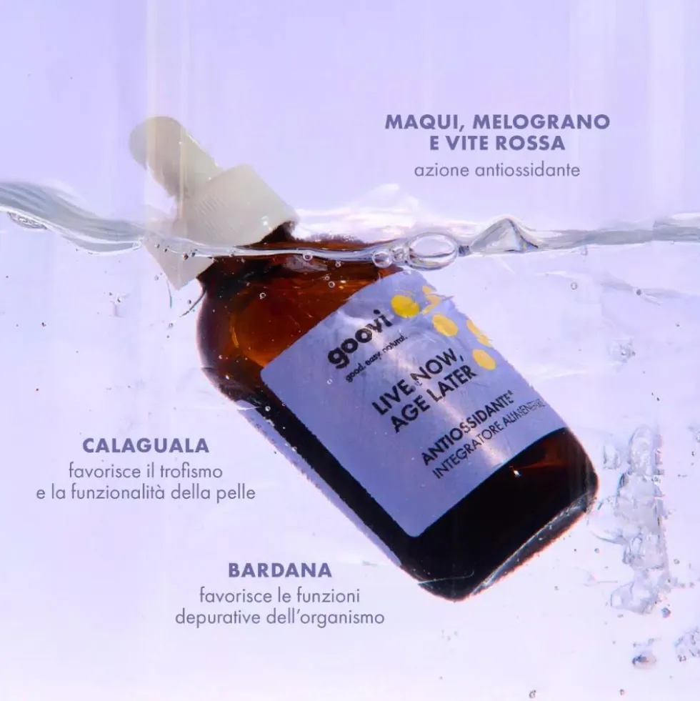 Goovi Live Now Age Later Integratore Alimentare, 50ml