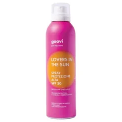 Goovi Lovers in the Sun - Crema spray corpo SPF 30 per protezione solare e abbronzatura, 200 ml