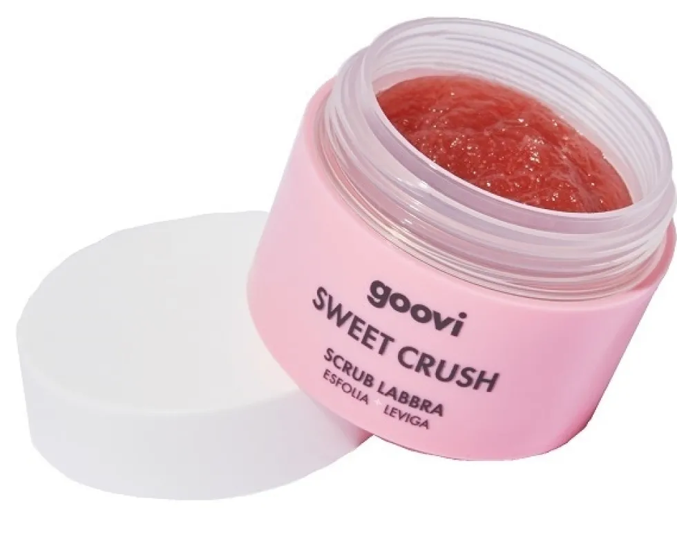 Goovi Sweet Crush Scrub Labbra Esfoliante e Levigante, 10ml