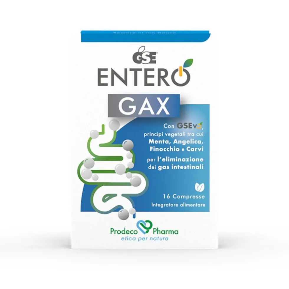 GSE Entero - Gax Integratore Alimentare Disturbi Intestinali, 16 Compresse