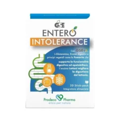 GSE Entero - Intolerance Integratore di Enzimi per la Digestione del Lattosio, 20 stick