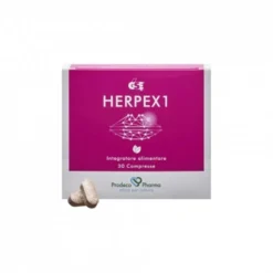 GSE Herpex 1 - Integratore alimentare per le difese immunitarie in caso di herpes, 30 compresse