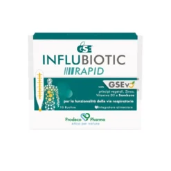 GSE Influbiotic - Rapid Integratore Funzionalità delle Vie Respiratorie, 10 Bustine
