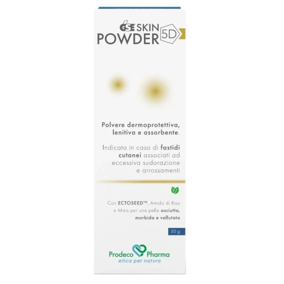 GSE Skin - Powder 5D Polvere Dermoprotettiva Lenitiva e Assorbente, 50g