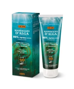 Guam Alga Longevity - Massagio d'alga Trattamento drenante rimineralizzante e anti-age, 250 ml
