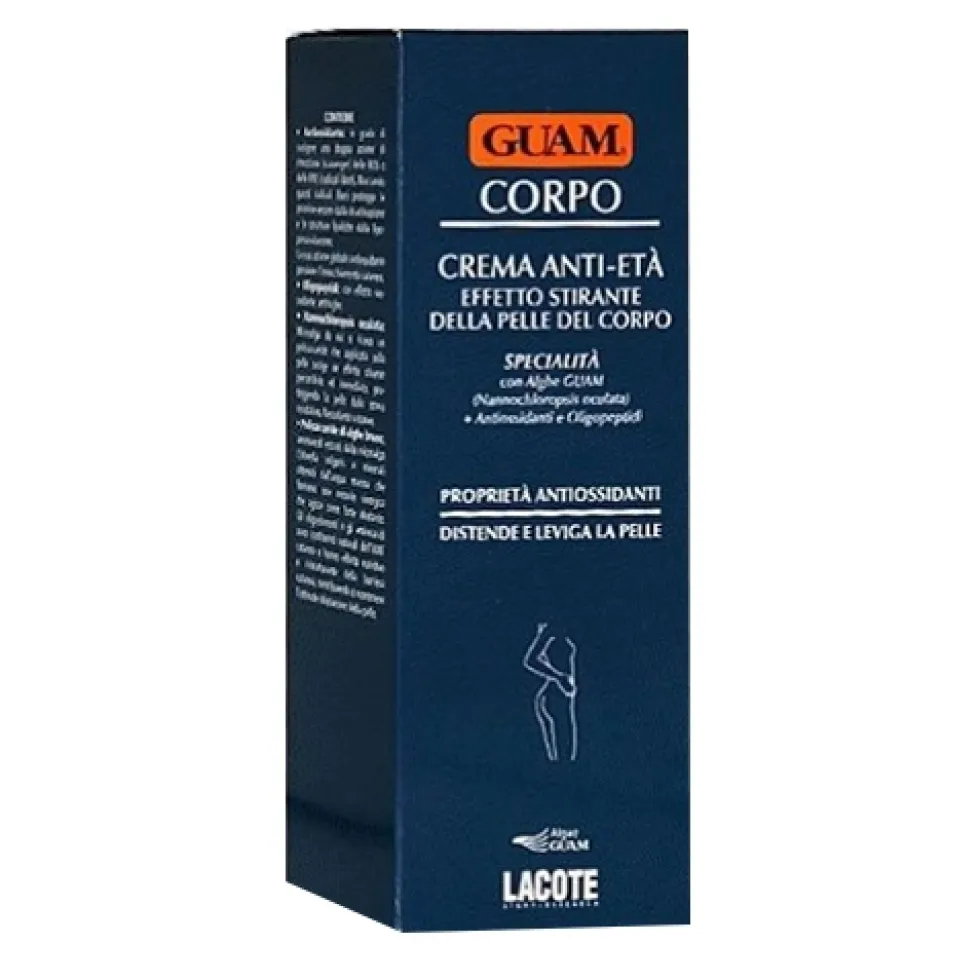 Guam Crema corpo antietà - Crema rassodante per il tono e l'effetto stirante della pelle, 200 ml