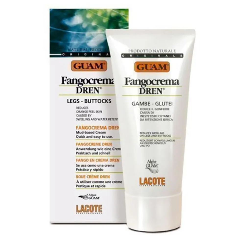 Guam Dren Fangocrema Gambe e Glutei Riduce Gonfiore Ritenzione, 200ml