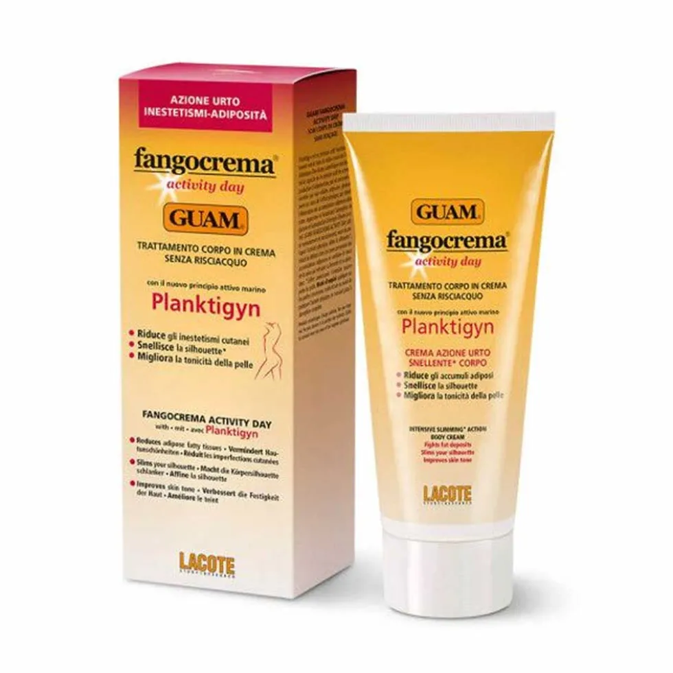 Guam Fangocrema Activity Day - Crema corpo snellente per il trattamento della cellulite, 200 ml