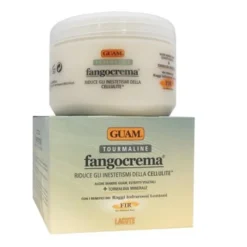 Guam Fangocrema FIR Tourmaline - Crema contro la cellulite con azione riscaldante, 300 ml