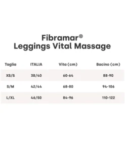 Guam Fibramar Leggings Vital Massage Massaggiante Drenante Taglia L/XL, 1 Pezzo