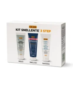 Guam Kit Snellente 3 Step Crema Liporiducente + Crema Salina Riducente + Crema Interno Cosce e Braccia