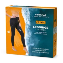 Guam Leggings Classico - Leggings snellente per ridurre la cellulite, 1 paio nero taglia S/M