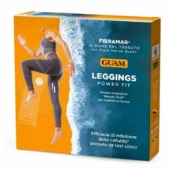 Guam Leggings Fibramar Power Fit Colore Grigio Taglia L/XL 46-50, 1 Pezzo