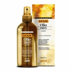 Guam Olio Dren Corpo Drenante combatte Gonfiore e Ritenzione, 200ml