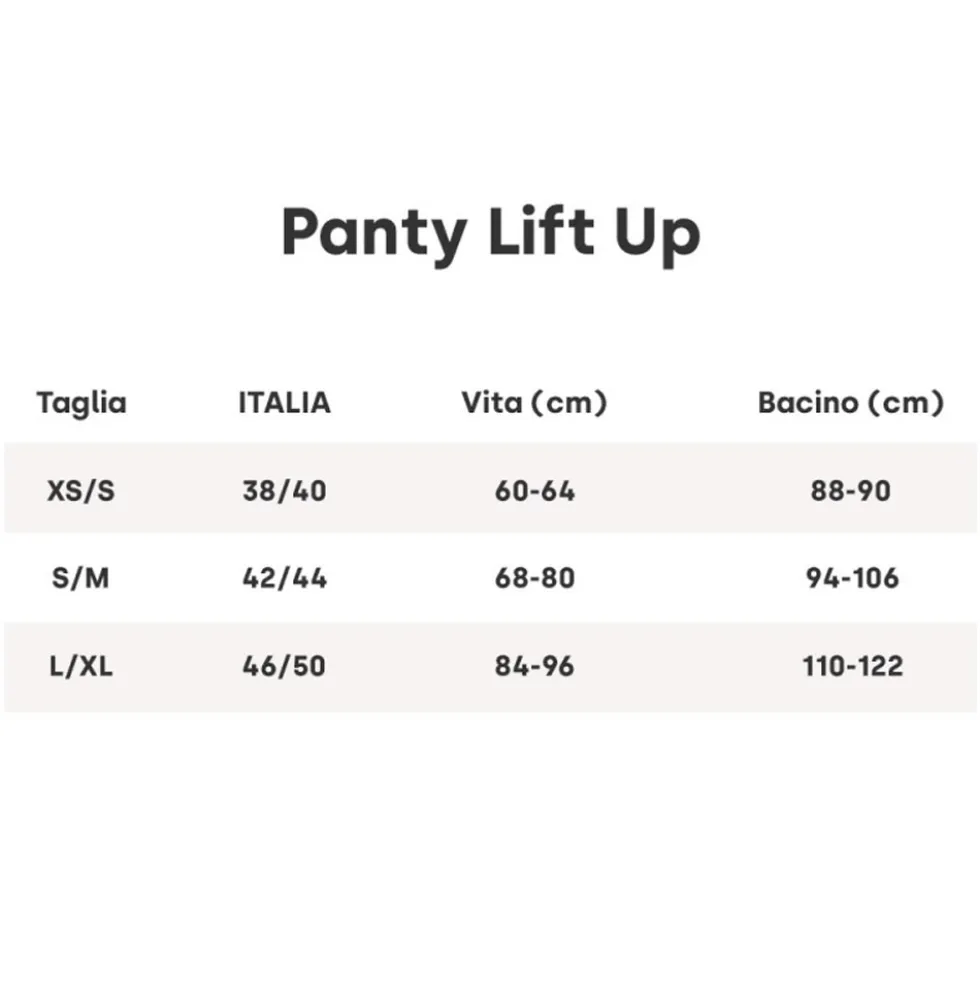 Guam Panty Lift Up - Pantaloncino anticellulite per rimodellare i glutei, 1 pezzo taglia XS/S