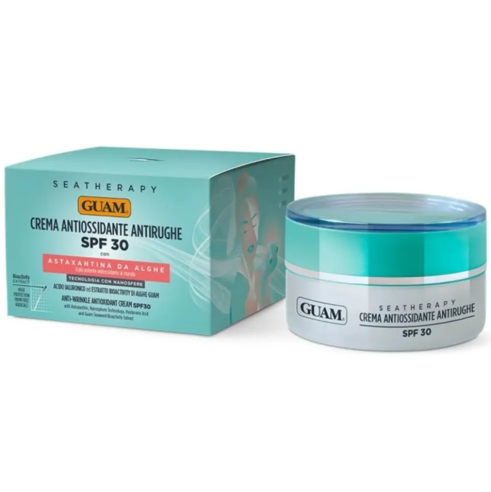 Guam Seatherapy - Crema Viso Antiossidante Antirughe SPF30, 50ml