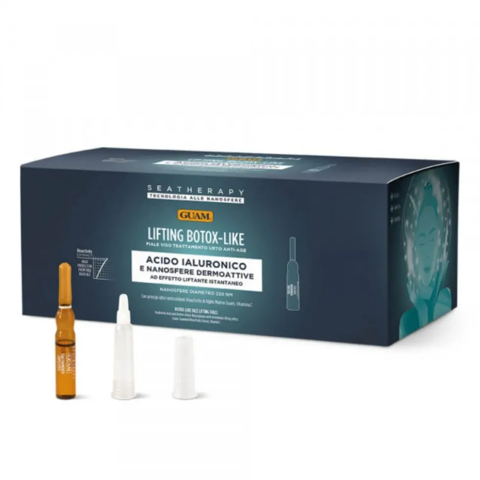 Guam SeaTherapy - Fiale Urto Lifting Botox-Like Trattamento Viso, 10 Fiale