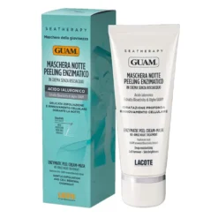 Guam Seatherapy - Maschera viso notte per il peeling enzimatico ad effetto rigenerante, 75 ml
