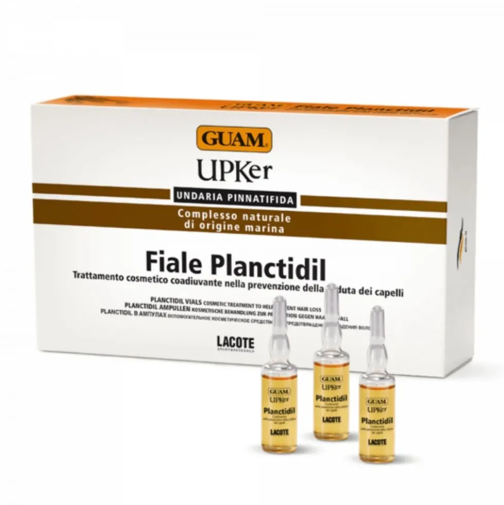 Guam UPKer - Fiale Planctidil Coadiuvante Caduta dei Capelli, 12 Pezzi x 7ml