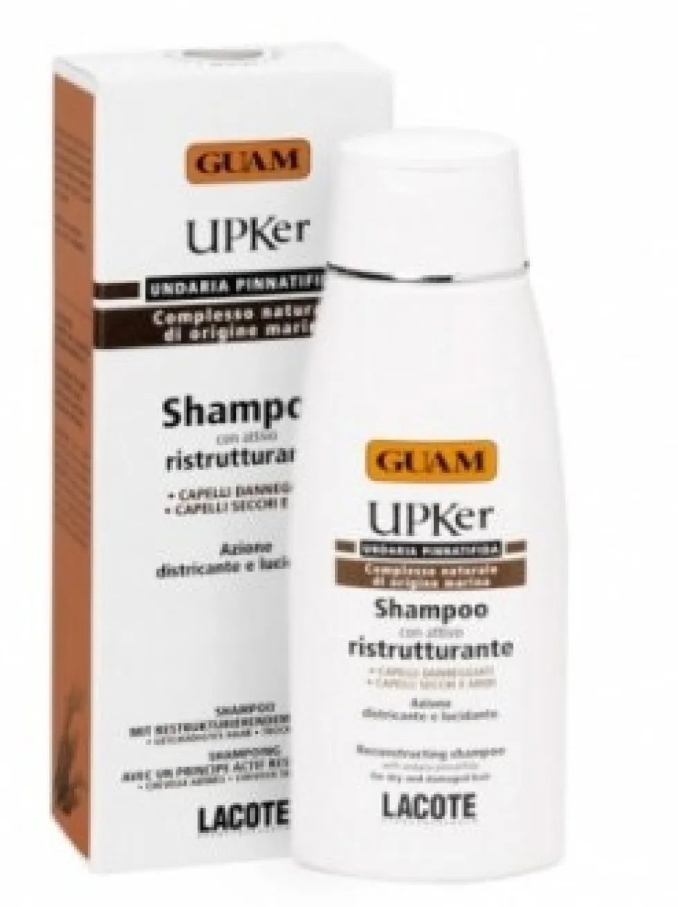 Guam UPKer - Shampoo Ristrutturante Districante e Lucidante, 200ml