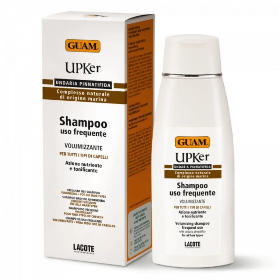 Guam UPKer - Shampoo Uso Frequente Volumizzante Nutriente e Tonificante, 200ml
