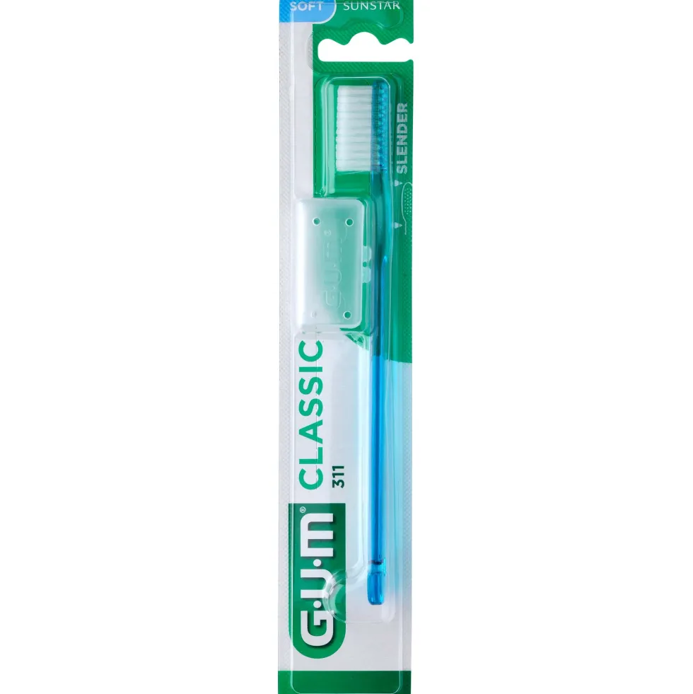 GUM Classic 311 - Spazzolino setole morbide, 1 spazzolino