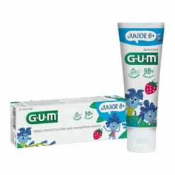 Gum Junior 6+ - Dentifricio in gel per la prevenzione delle carie nei bambini, 50 ml