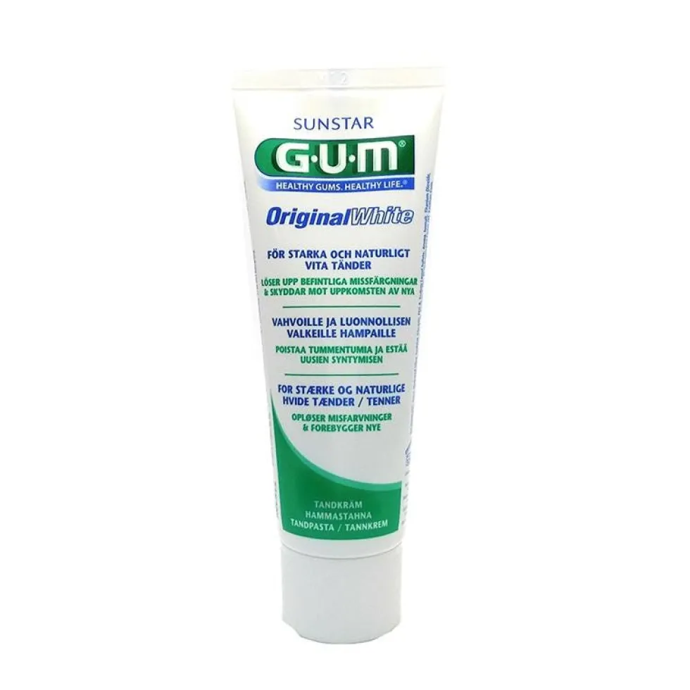 GUM Original White Dentifricio Per Denti Naturalmente Bianchi 75 ml