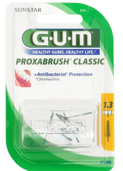 Gum Proxabrush Classic 514 - Ricambi per lo scovolino interdentale 1,3 mm, 8 scovolini